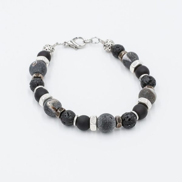 black stone bracelet