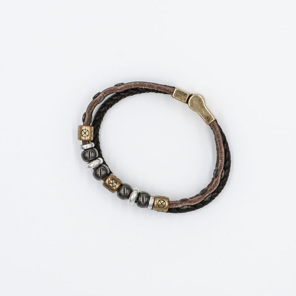 braided bead bracelet